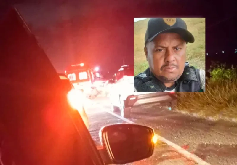 Vigilante morre e outro fica gravemente ferido em acidente na SE-270 entre Lagarto e Simão Dias