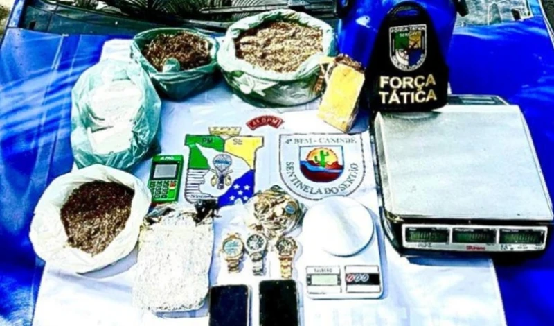 Polícia Militar apreende drogas e prende homem por tráfico em Canindé de São Francisco