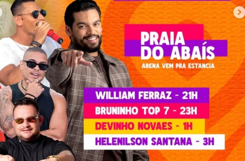 Carnaval da Praia do Abaís começa hoje com grandes atrações em Estância