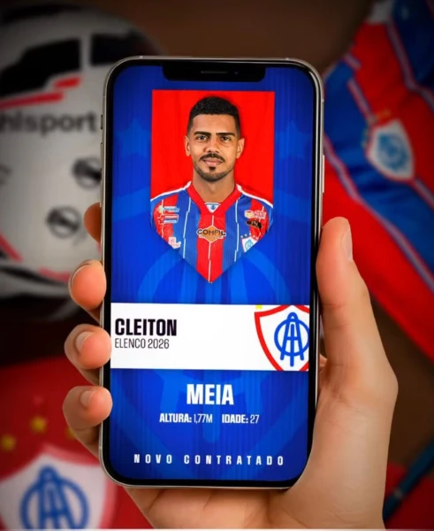 Cleiton Araújo volta ao Itabaiana e reforça o meio‑campo tricolor