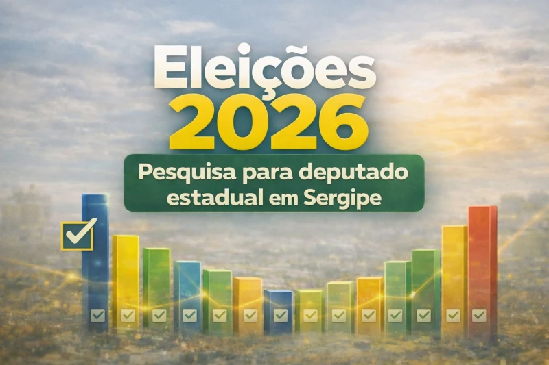 Pesquisa França revela cenário indefinido para deputado estadual em Sergipe; confira os números