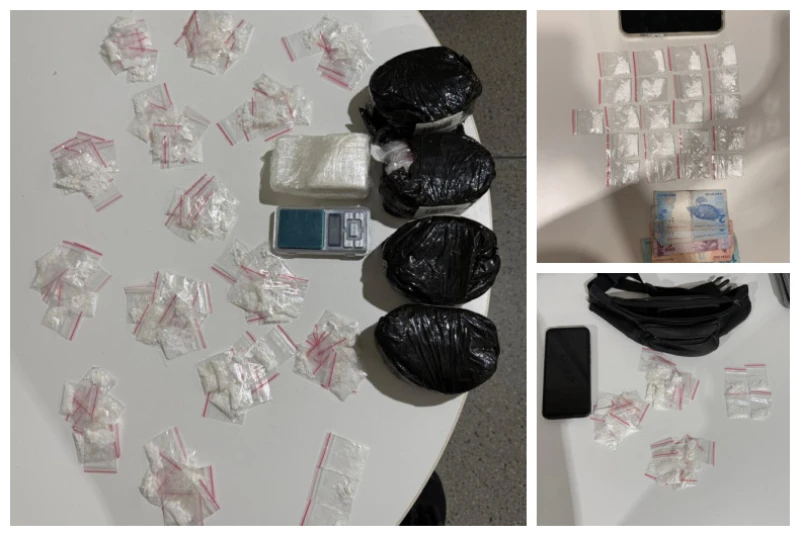 Itabaiana: Denarc prende dois suspeitos e desmonta esquema de tráfico com apreensão de cocaína